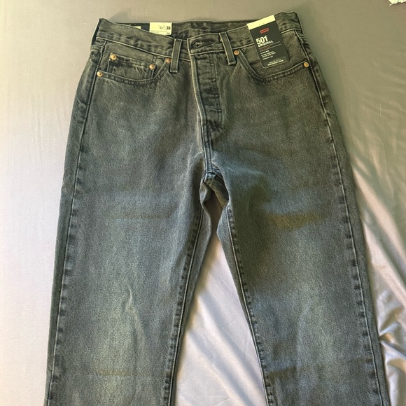 Levi's Women's 501 Black Original Fit Jeans - Picture 1 of 5